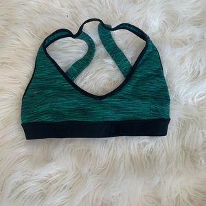 jo and jax green sports bra xs
